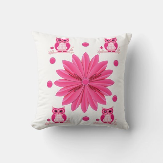 Sierkussen Owl (Voorkant)