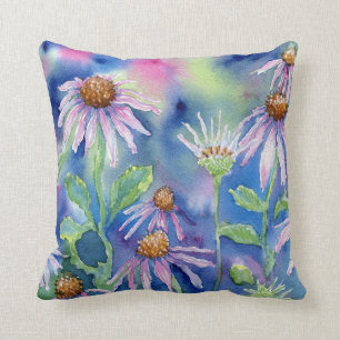 Sierkussen "Paarse Coneflowers"