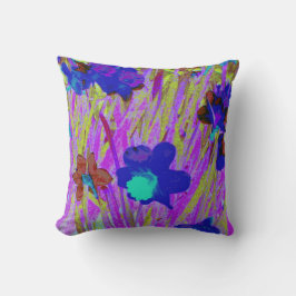 Sierkussen "Paarse Daffodils"