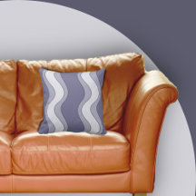 Sierkussen Paarse golfrimpelpatroon