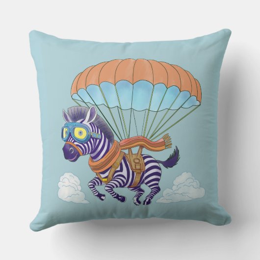 Sierkussen Parachute Zebra (Achterkant)