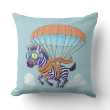 Sierkussen Parachute Zebra