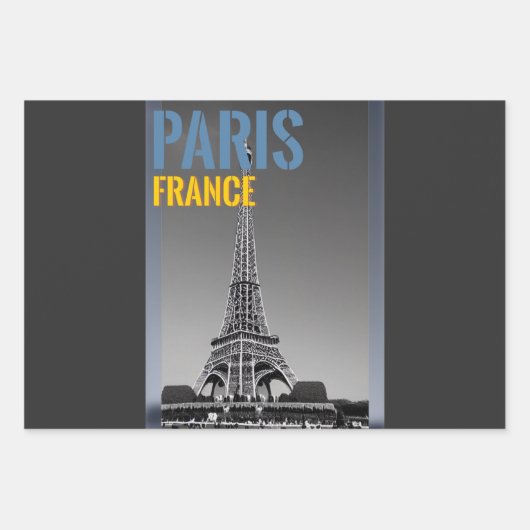 Sierkussen Parijs Frankrijk Inpakpapier Vel (Voorkant)