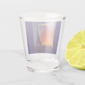 Sierkussen Parijs Frankrijk Shot Glas (Achterkant)