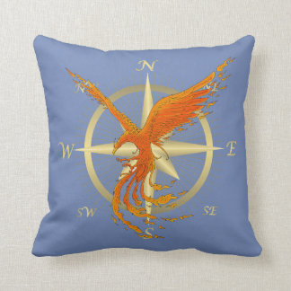 Sierkussen Phoenix Bird Compass