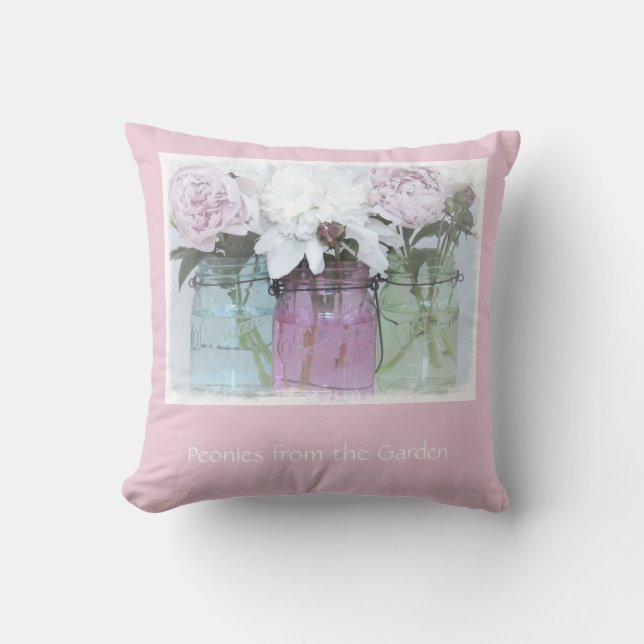 Sierkussen pinda's uit de tuin (Voorkant)