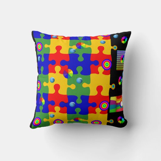 Sierkussen Puzzle (Achterkant)