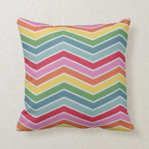 Sierkussen Rainbow Chevron