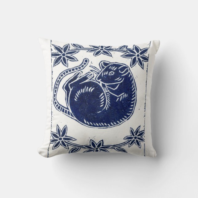 Sierkussen Rat Lovers (Voorkant)