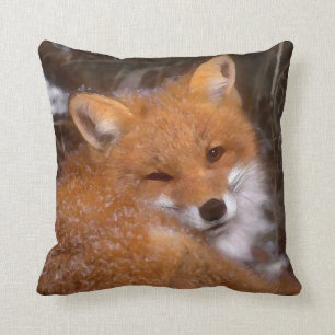 Sierkussen "Red Fox"