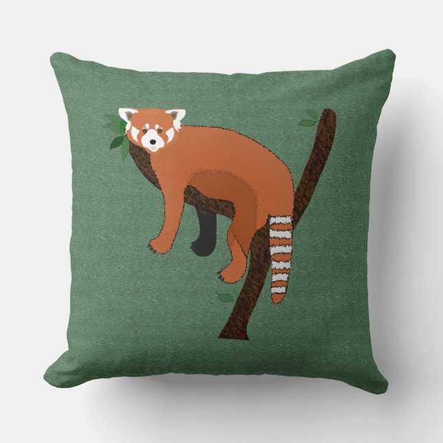 Sierkussen Red Panda (Voorkant)