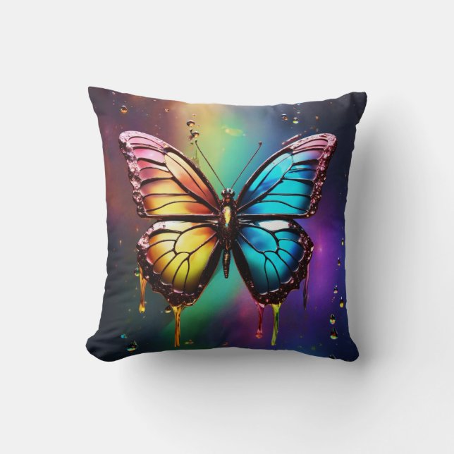 Sierkussen regenboogvlinder (Voorkant)
