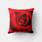 Sierkussen rode rozenrood (Achterkant)