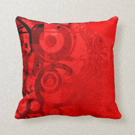 Sierkussen rode vlinderretrunge afdrukken