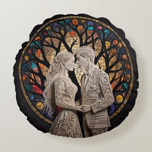 Sierkussen Rond Kussen (Voorkant)