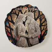 Sierkussen Rond Kussen (Achterkant)