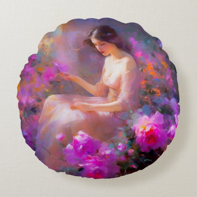 Sierkussen Rond Kussen (Voorkant)