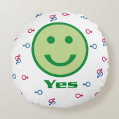 Sierkussen Rond Kussen (Voorkant)