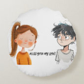 Sierkussen Rond Kussen (Achterkant)