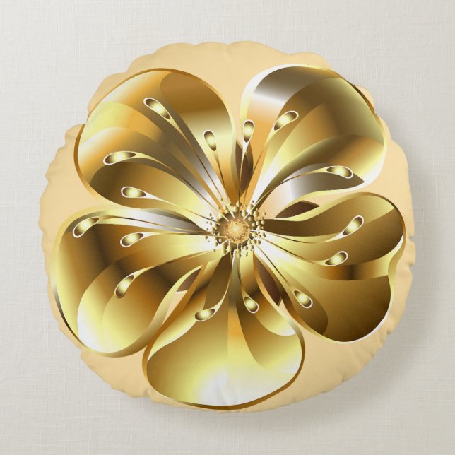 sierkussen  rond kussen (Voorkant)