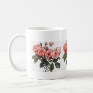 Sierkussen Rozenboeket Rozen - Elegantie Koffiemok