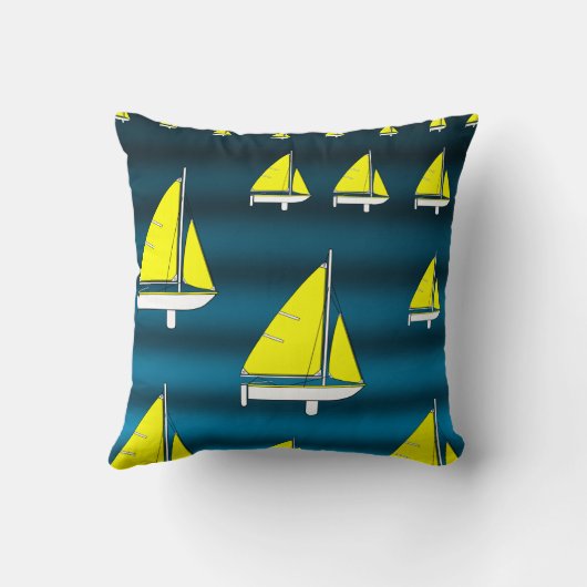 Sierkussen Sailboot (Achterkant)