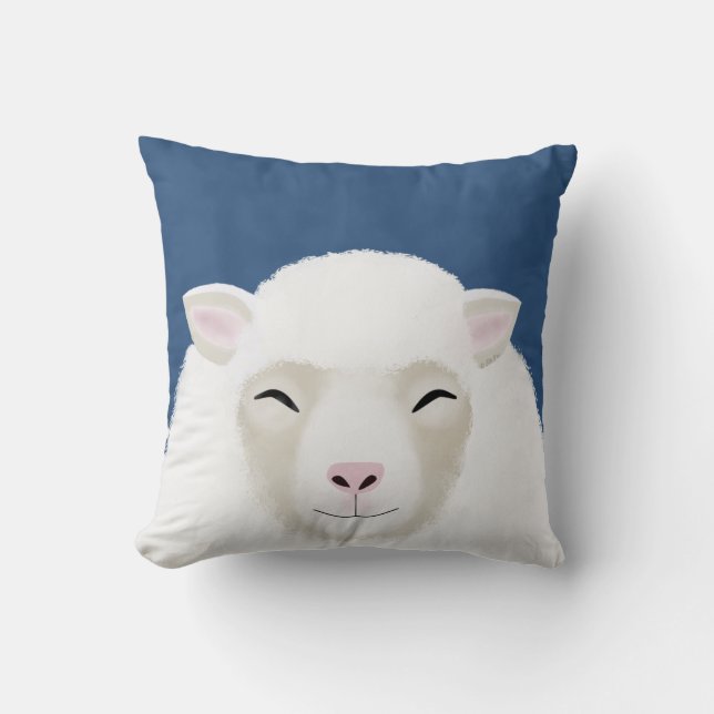 Sierkussen schapen (Voorkant)
