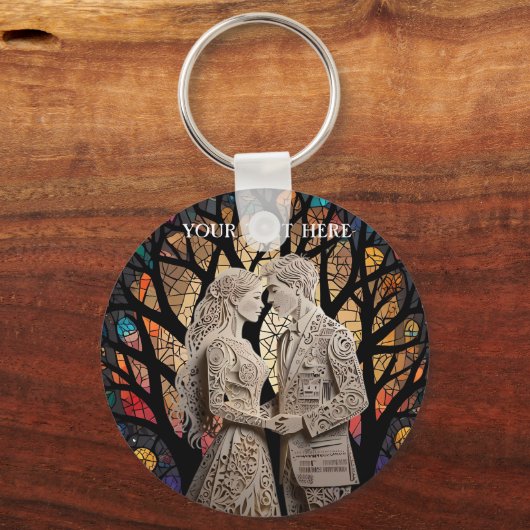 Sierkussen Sleutelhanger (Achterkant)