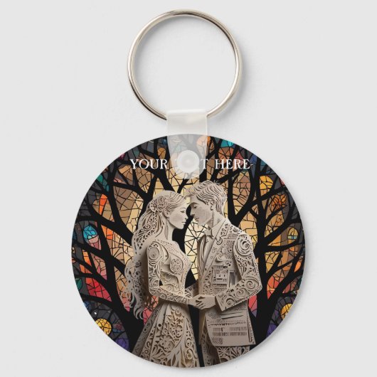 Sierkussen Sleutelhanger (Achterkant)