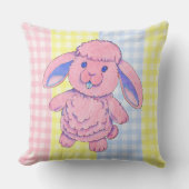 Sierkussen Speelgoed Rabbit Gingham (Voorkant)
