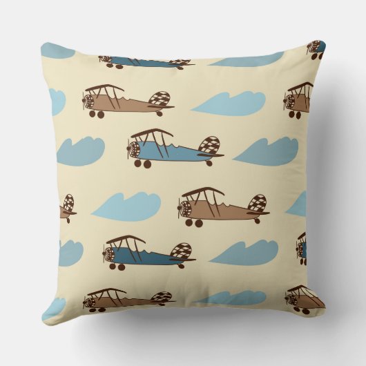 Sierkussen Speelgoed Vliegtuig 2 (Achterkant)