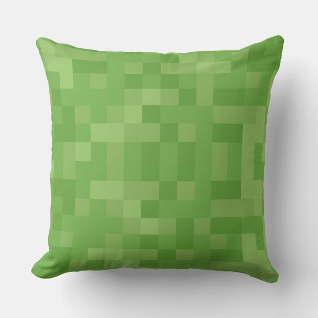 Sierkussen Square draai "Turn Grass&Earth" (Voorkant)