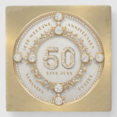 Sierkussen Stenen Onderzetter (Voorkant)