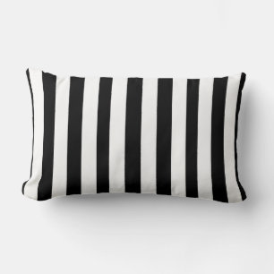 Sierkussen Stripe Black White Kussen