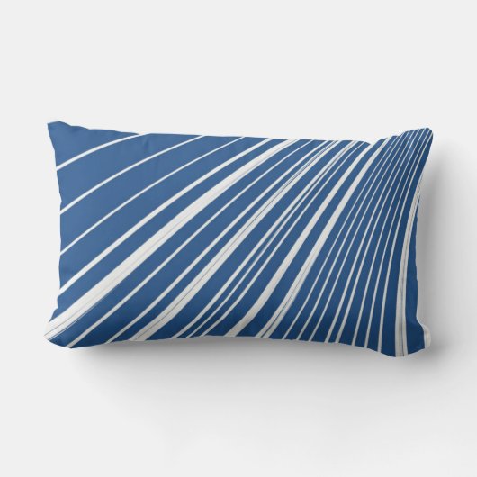 Sierkussen Stripe Dark Blue Kussen (Achterkant)