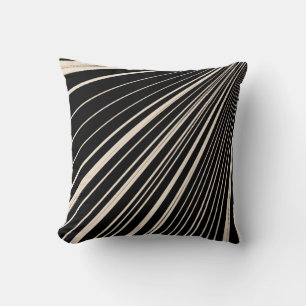 Sierkussen Stripe Sepia Black