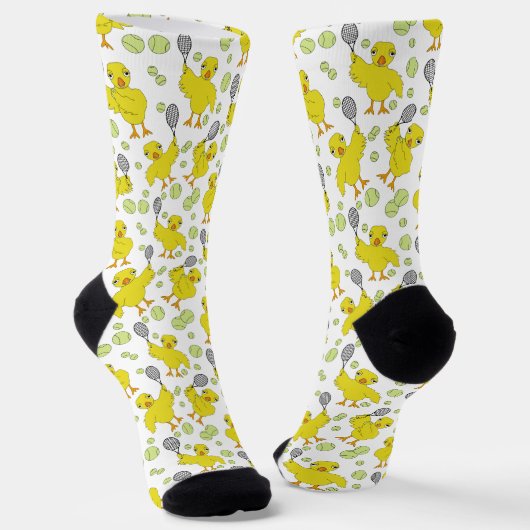 Sierkussen Tennis Chick Pattern Sokken (Gebogen)