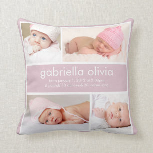 Sierkussen ter bekendmaking van de geboorte van La