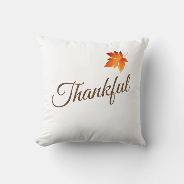 Sierkussen-Thankful Lumbar Pillow Kussen (Voorkant)