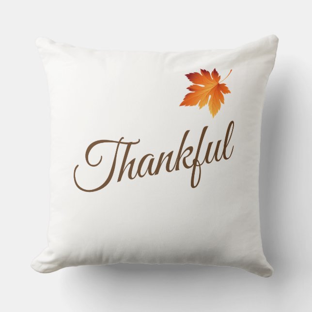 Sierkussen-Thankful Lumbar Pillow Kussen (Voorkant)
