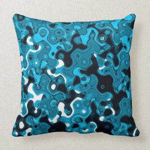 Sierkussen Topographic Blues