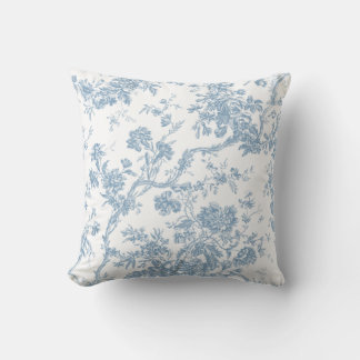 Sierkussen van Blue Toile de Jouy