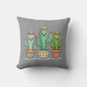 Sierkussen van Boho Cactus