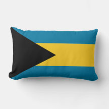Sierkussen van de Bahamaanse vlag