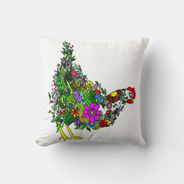 Sierkussen van de bloem (Voorkant)