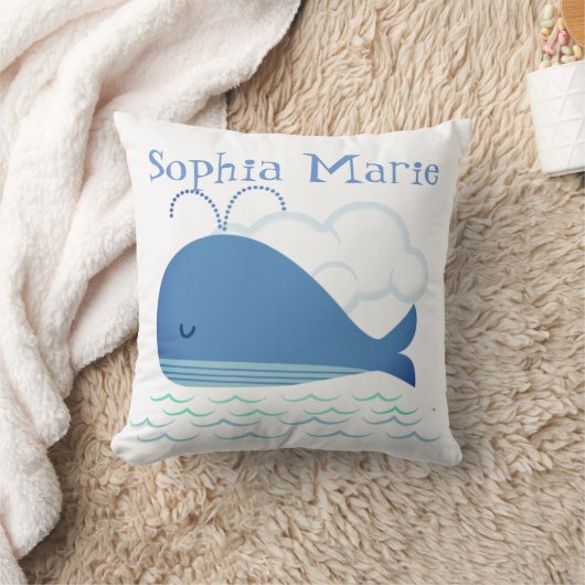 Sierkussen van de gevlekte walvis (Deken)