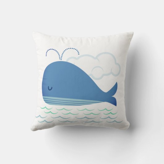 Sierkussen van de gevlekte walvis (Achterkant)