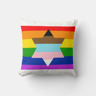 Sierkussen van de Joodse Inclusieve Pride Flag