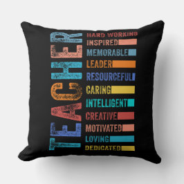 Sierkussen van de kwaliteit van de leerkrachten