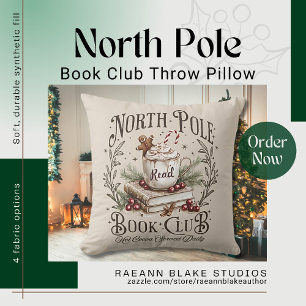 Sierkussen van de North Pole Book Club